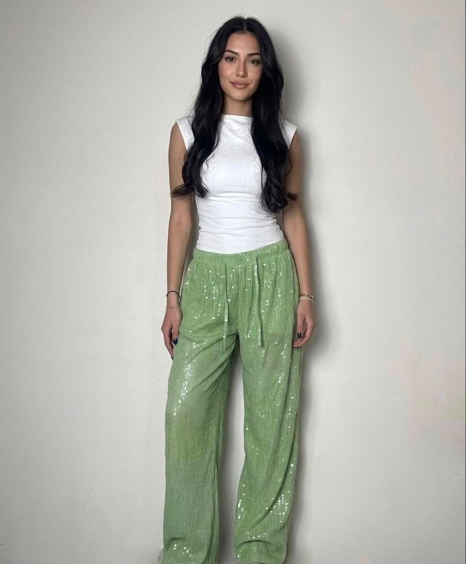 Pistachio Glow Pants