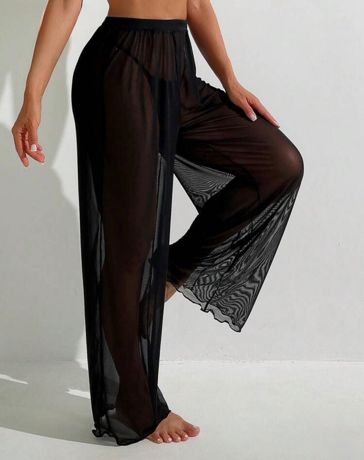 Mesh Cover-Up Pants