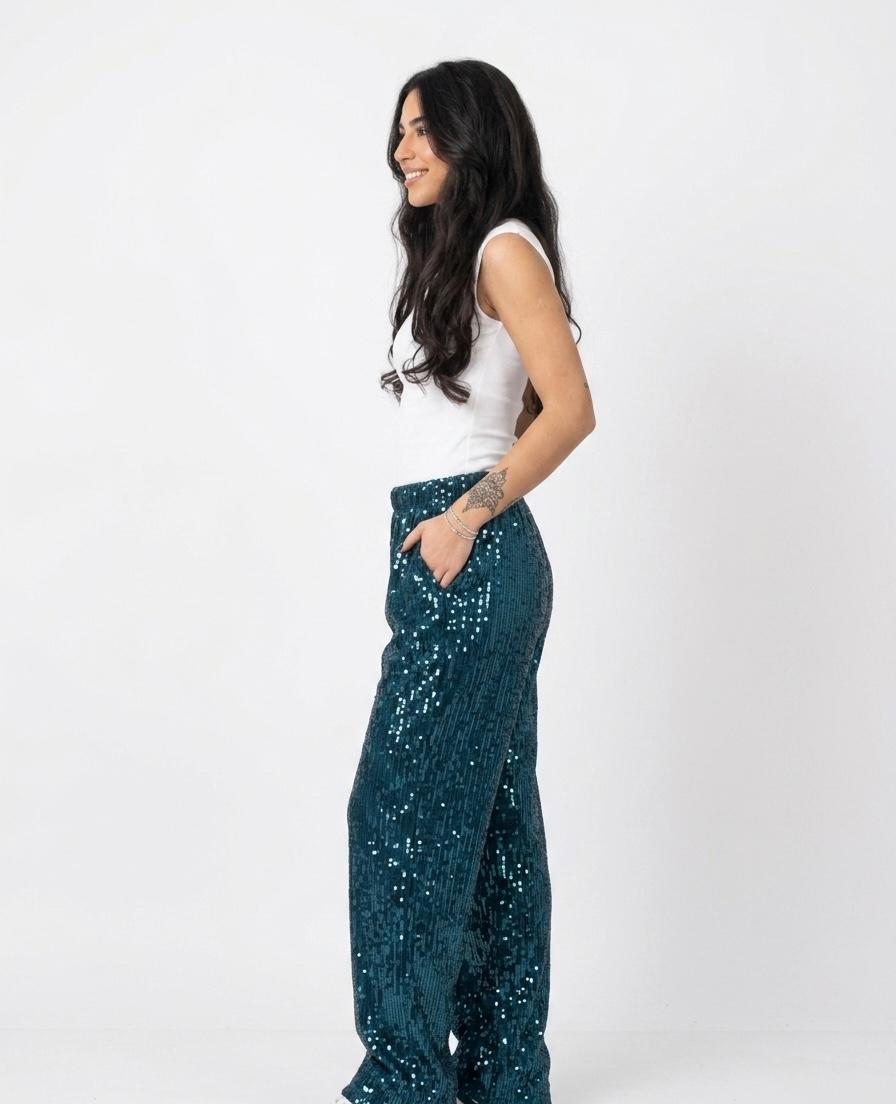 Deep Blue Pants