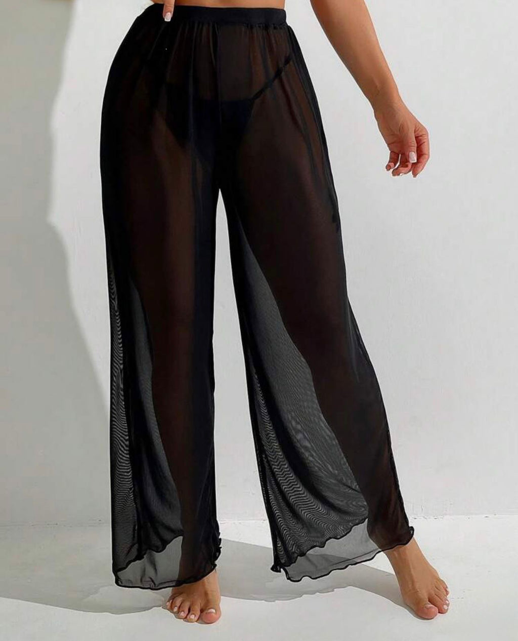 Mesh Cover-Up Pants