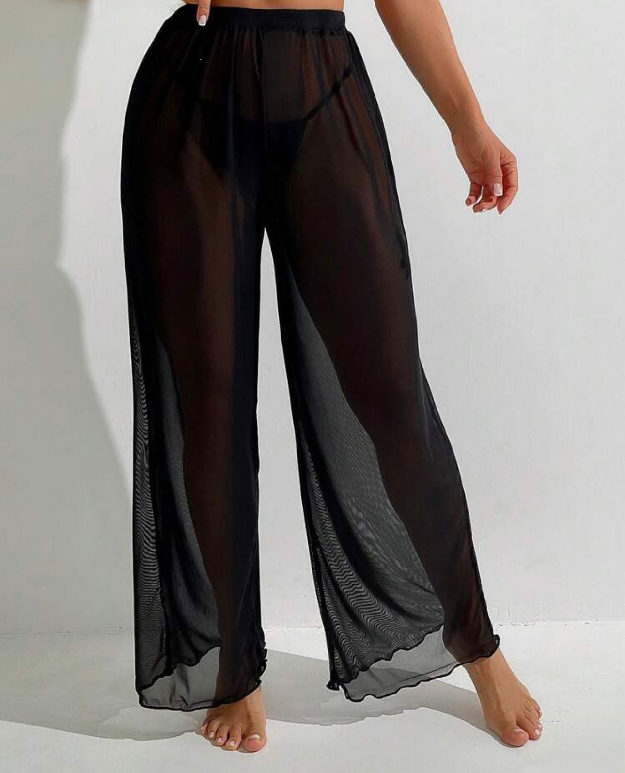 Mesh Cover-Up Pants